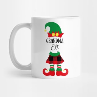 grandma elf funny cute christmas xmas gift Mug